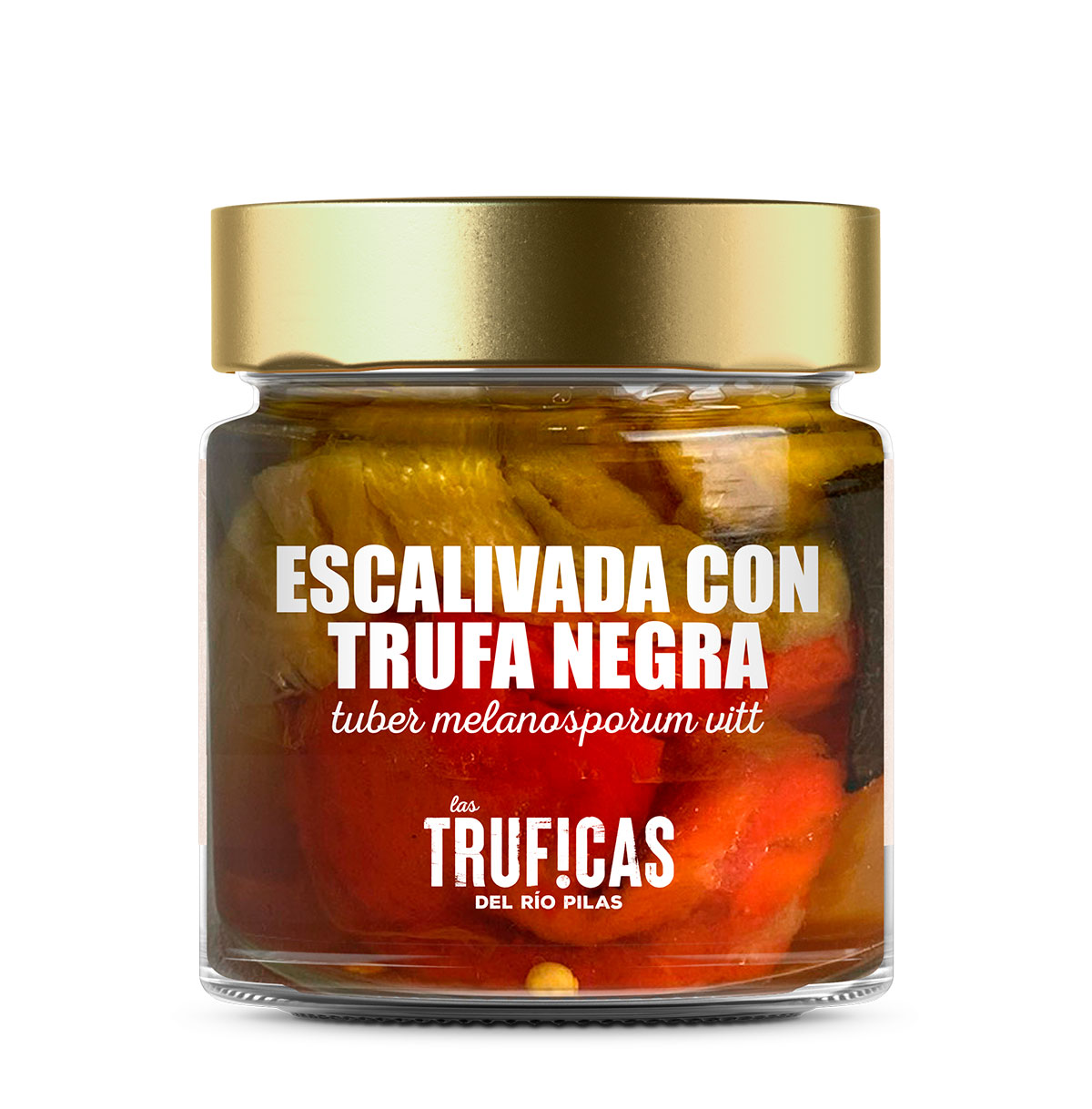 Escalivada with black truffle tuber melanosporum vitt