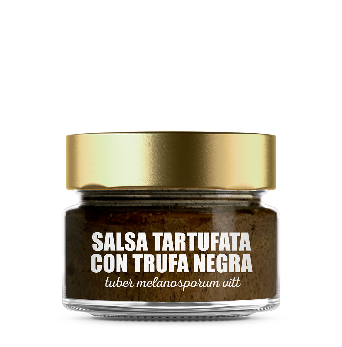 Salsa tartufata con trufa negra tuber melanosporum vitt