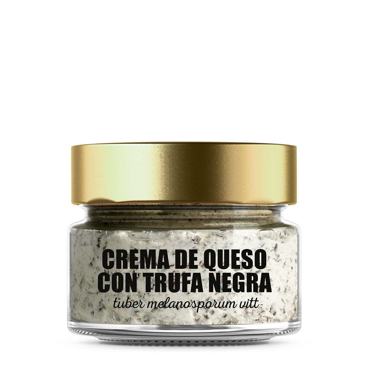 Crema de queso con trufa negra tuber melanosporum vitt