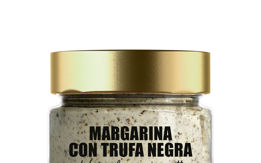 Margarine mit schwarzer trüffel tuber melanosporum vitt
