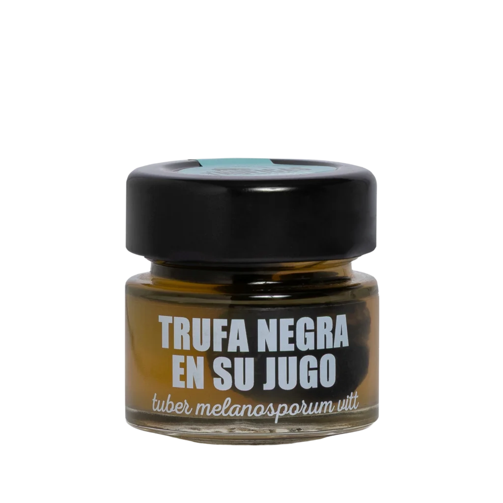 Tarro de trufa negra en su jugo Tuber melanosporum de Truficas