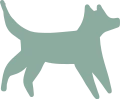 Icono de perro trufero
